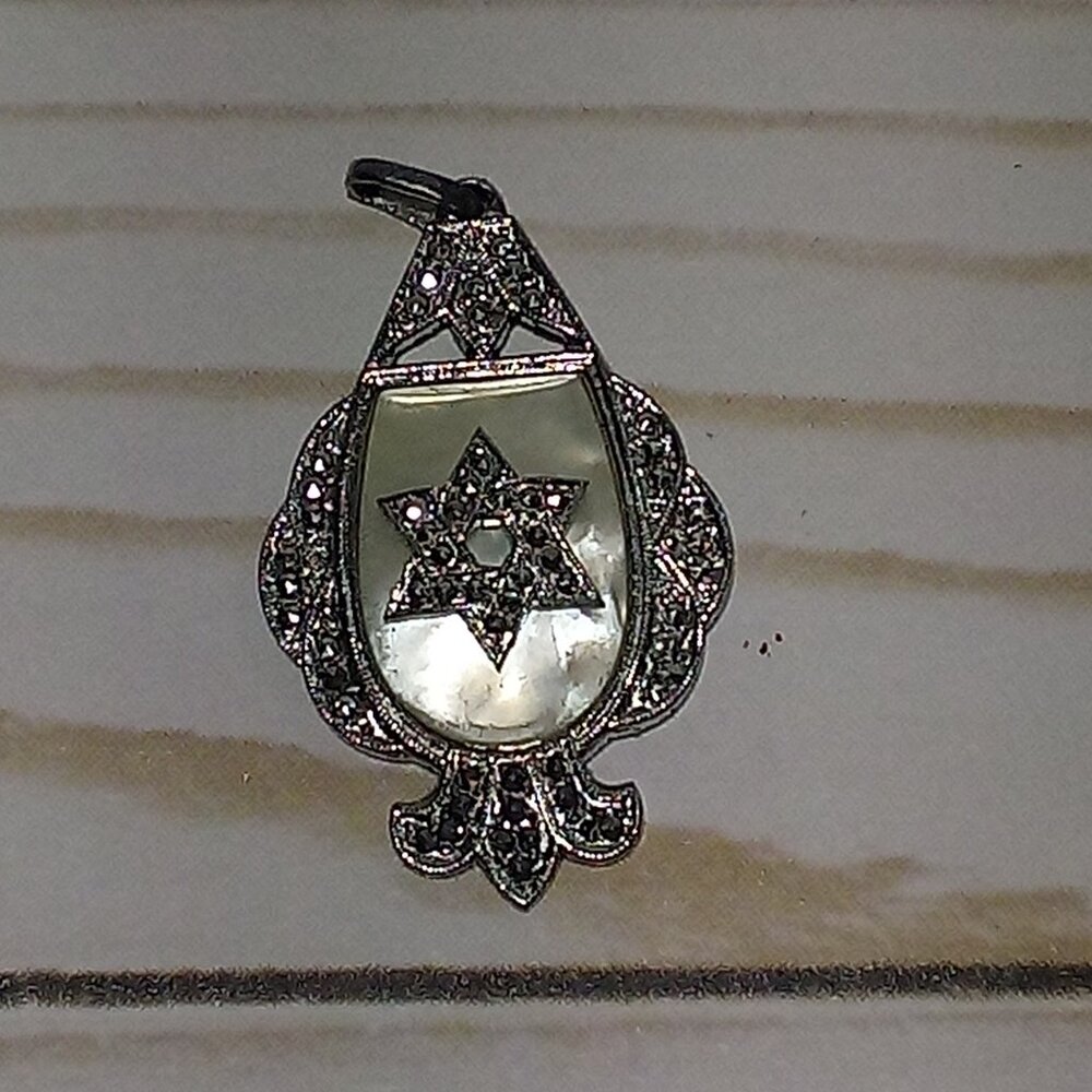 Vintage Sterling 6 Point Star Pendant